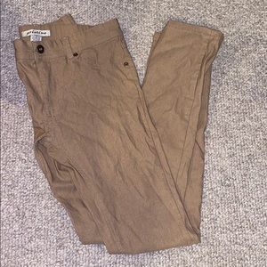 Tan skinny pants
